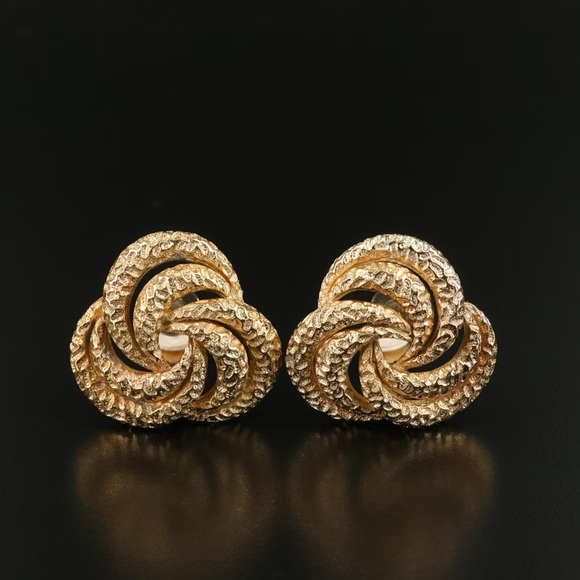 Christian Dior Triple Infinity Love Knot Drop Earrings - Picture 1 of 4